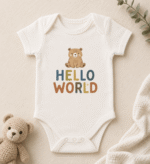 Baby Graphic Cotton Onesies - Image 3